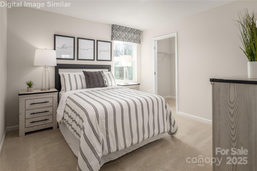 Furnished interior view inside a new home in Bozardt Farms, Charlotte (Image 12).