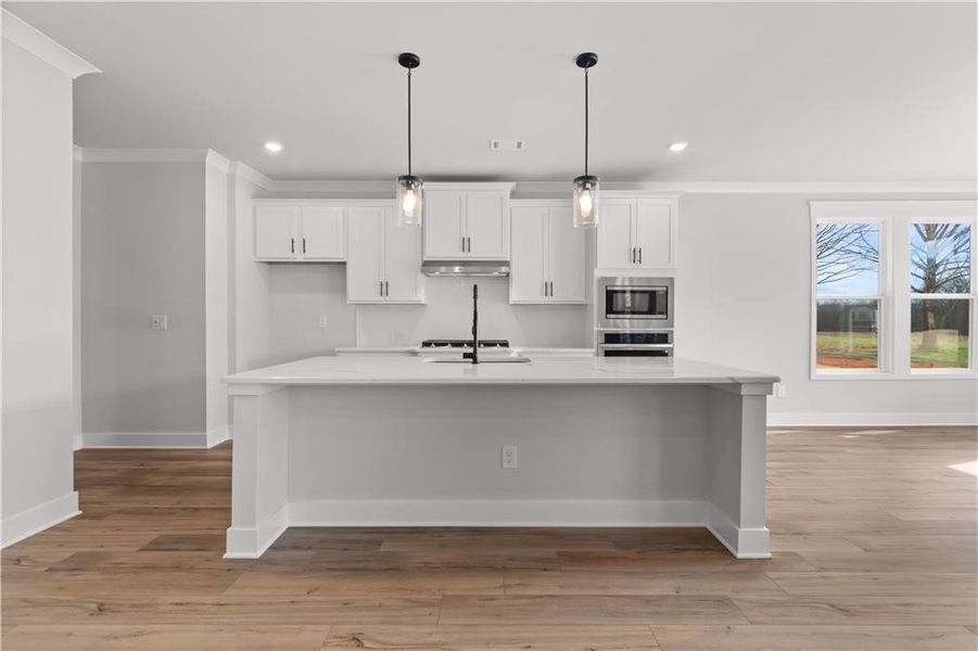 Furnished interior view inside a new home in Rosewood Lake Preserve, Hoschton (Image 13).