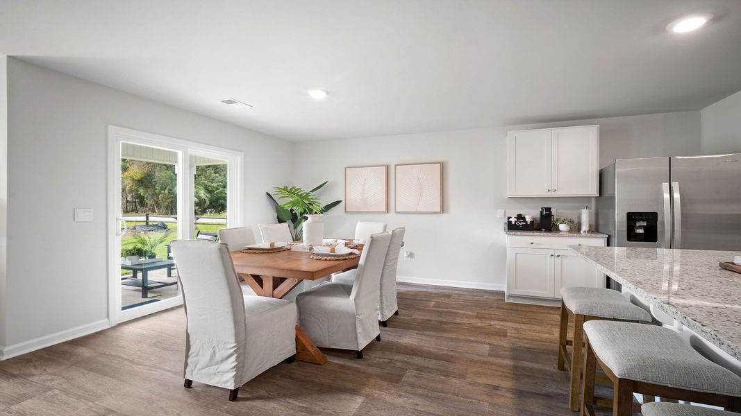 Furnished interior view inside a new home in The Groves at Bees Creek, Ridgeland (Image 13).