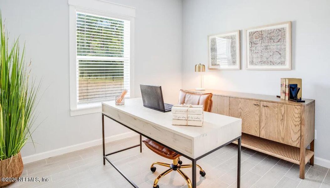 Furnished interior view inside a new home in , Jacksonville (Image 11).