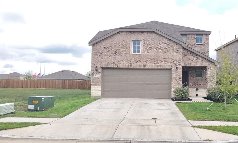 Front exterior of a new home in , Kaufman, TX, highlighting curb appeal (Image 18). Front exterior of a new home in , Kaufman, TX, highlighting curb appeal (Image 18).