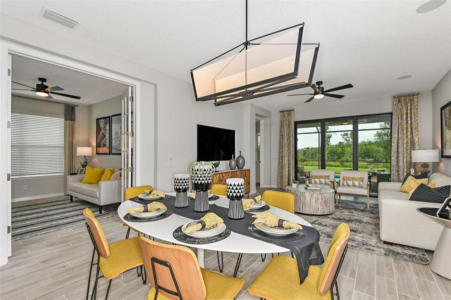 Furnished interior view inside a new home in Indigo Creek, Apollo Beach (Image 13).