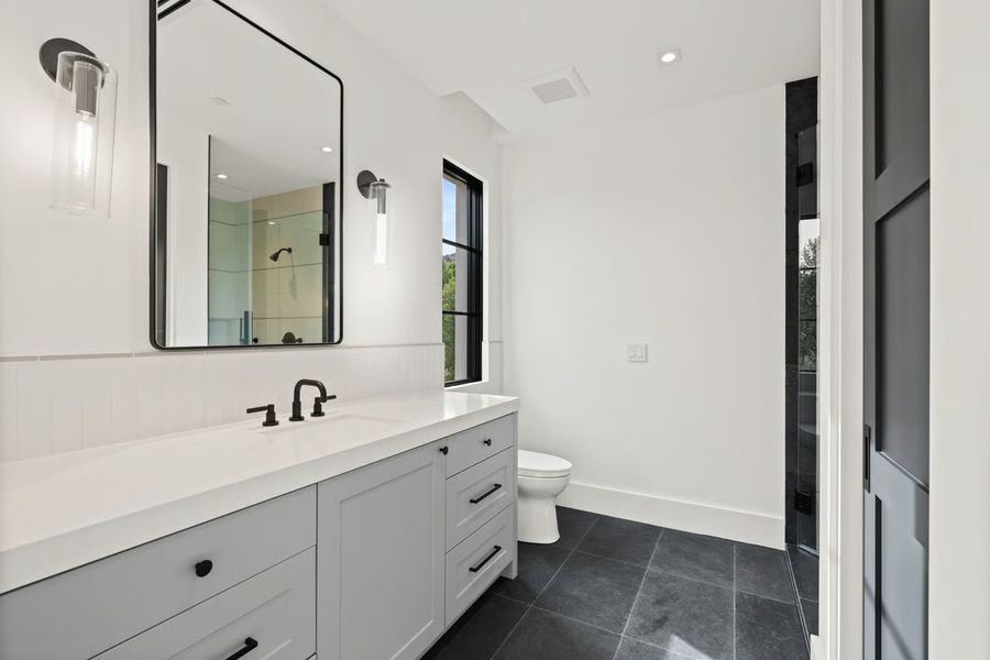 Representative furnished interior of a home built from the Hummingbird by BedBrock Developers in Bird Street Estates, Paradise Valley (Image 82). Representative furnished interior of a home built from the Hummingbird by BedBrock Developers in Bird Street Estates, Paradise Valley (Image 82).