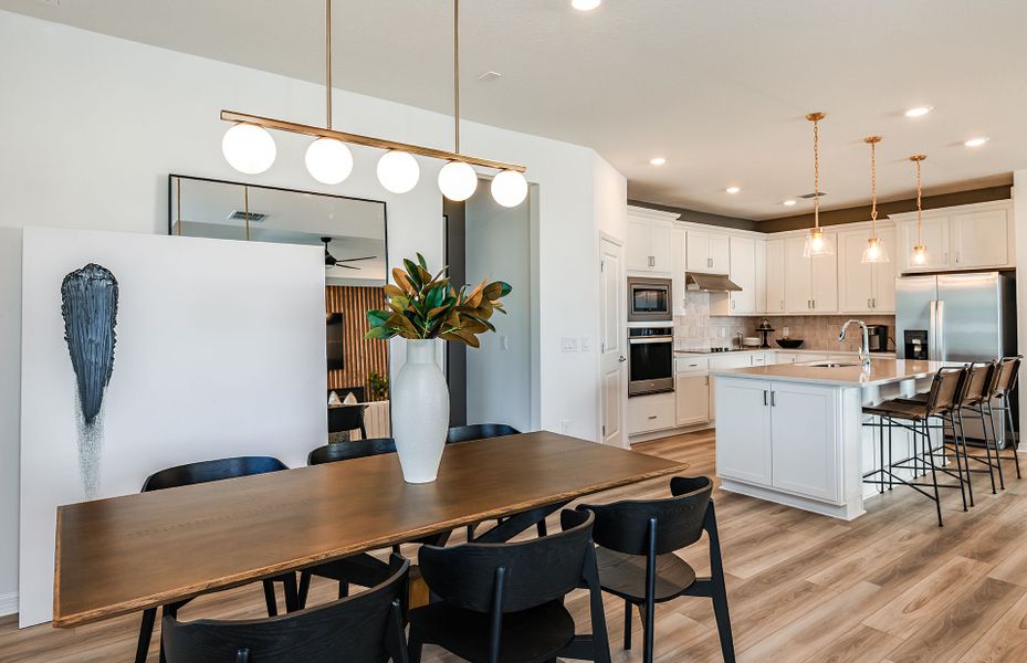 Furnished interior view inside a new home in Oakfield Trails, Parrish (Image 9).