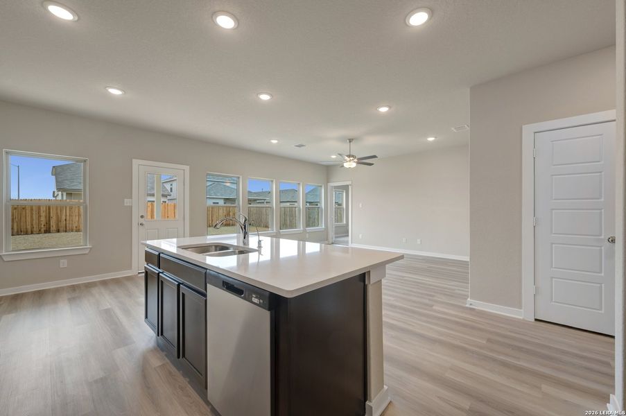 Furnished interior view inside a new home in Winding Brook, San Antonio (Image 16).