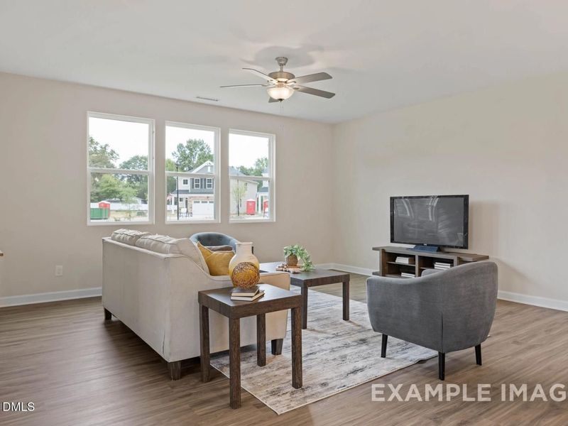 Furnished interior view inside a new home in Wendell Ridge, Wendell (Image 9). Furnished interior view inside a new home in Wendell Ridge, Wendell (Image 9).