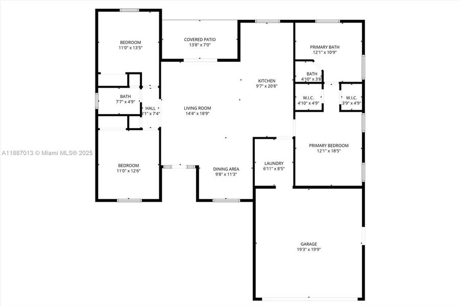 2D floor plan layout of this home in , Cape Coral, FL (Image 3). 2D floor plan layout of this home in , Cape Coral, FL (Image 3).