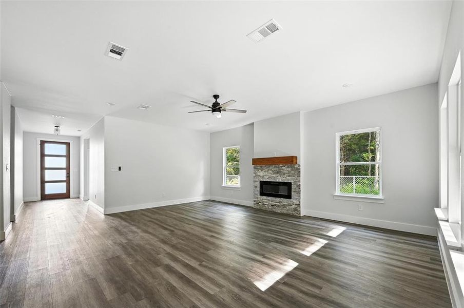 Spacious, unfurnished interior of a new home in , Tool (Image 21). Spacious, unfurnished interior of a new home in , Tool (Image 21).