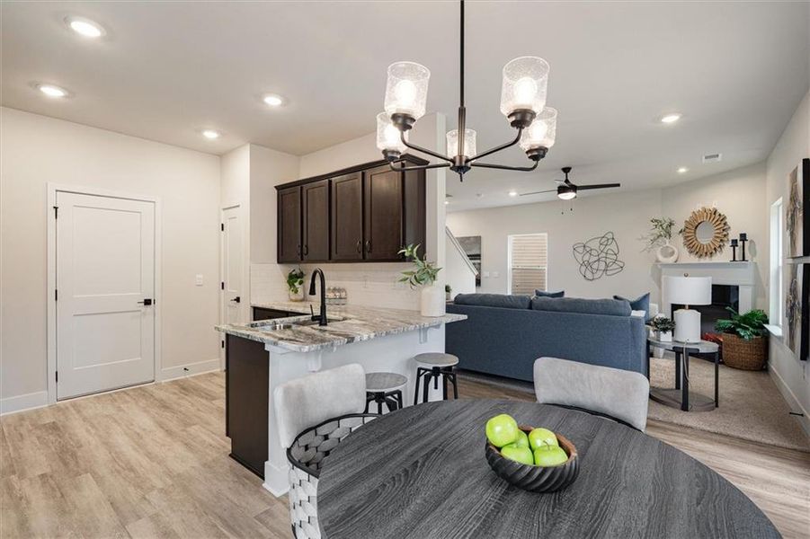 Furnished interior view inside a new home in Canterbury Villas, Carrollton (Image 13).