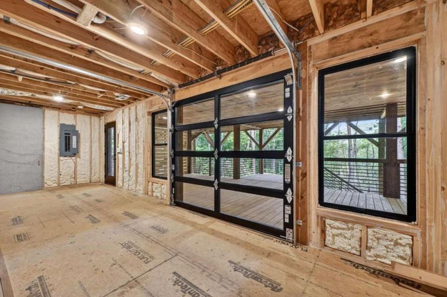 In-progress construction of a new home in , Blue Ridge, GA (Image 42).