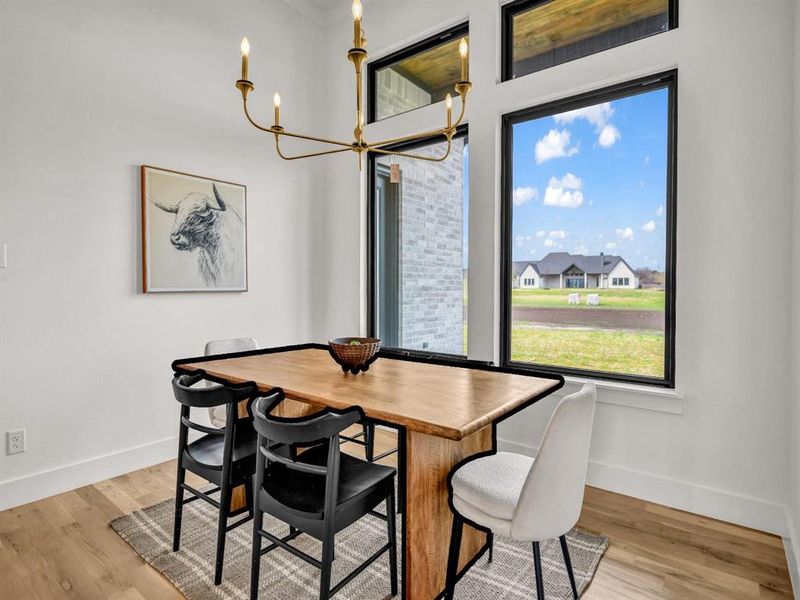 Furnished interior view inside a new home in , Aledo (Image 8).