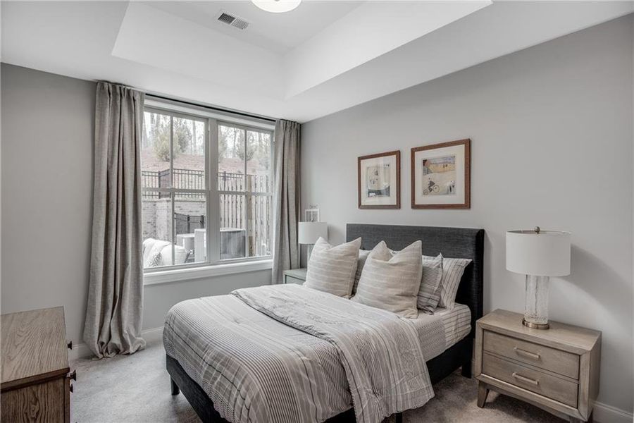 Furnished interior view inside a new home in Laurel View, Suwanee (Image 10).