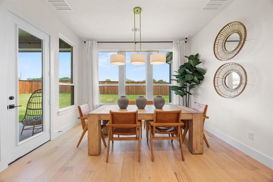 Furnished interior view inside a new home in The Arbors at Lakewood Village, Lakewood Village (Image 6). Furnished interior view inside a new home in The Arbors at Lakewood Village, Lakewood Village (Image 6).