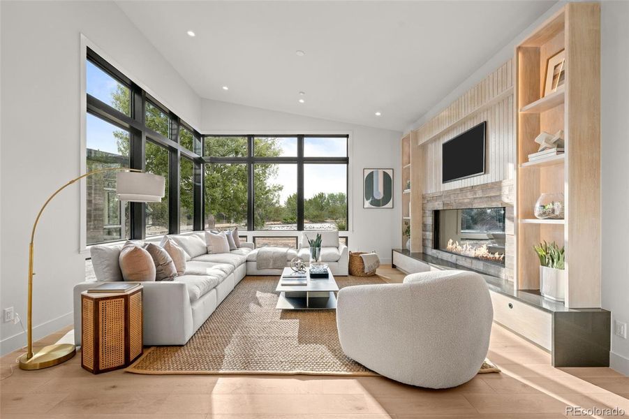 Furnished interior view inside a new home in , Cherry Hills Village (Image 11).