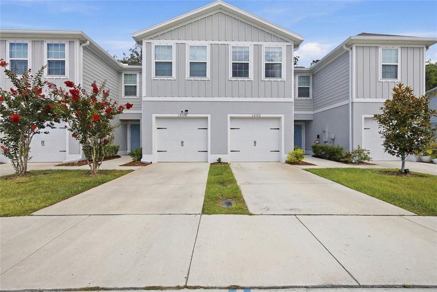 Front exterior of a new home in , New Port Richey, FL, highlighting curb appeal (Image 1). Front exterior of a new home in , New Port Richey, FL, highlighting curb appeal (Image 1).