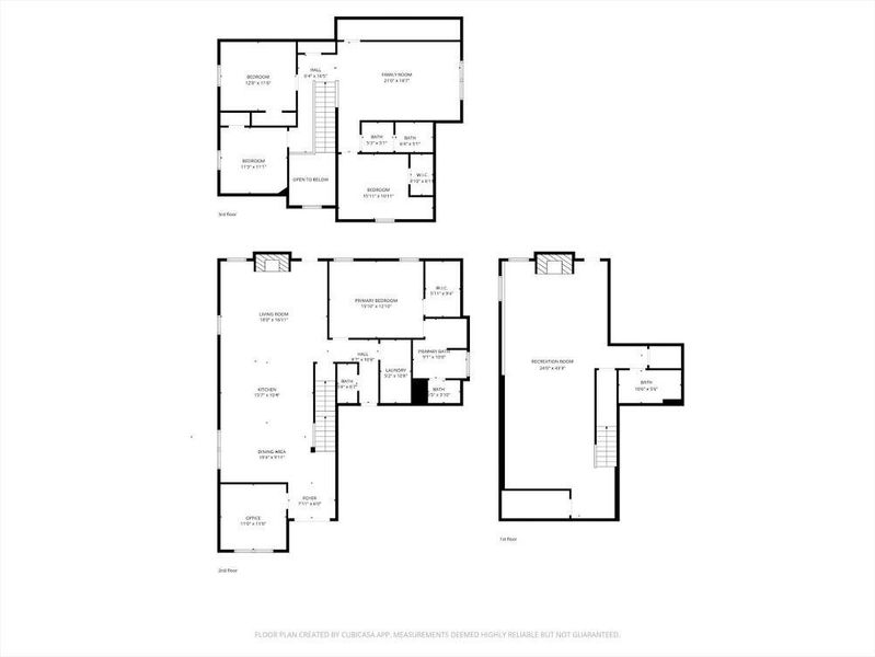 2D floor plan layout of this home in , Carrollton, GA (Image 5).