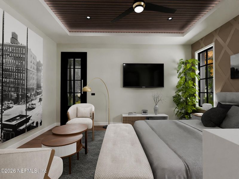 Furnished interior view inside a new home in , Jacksonville (Image 12).