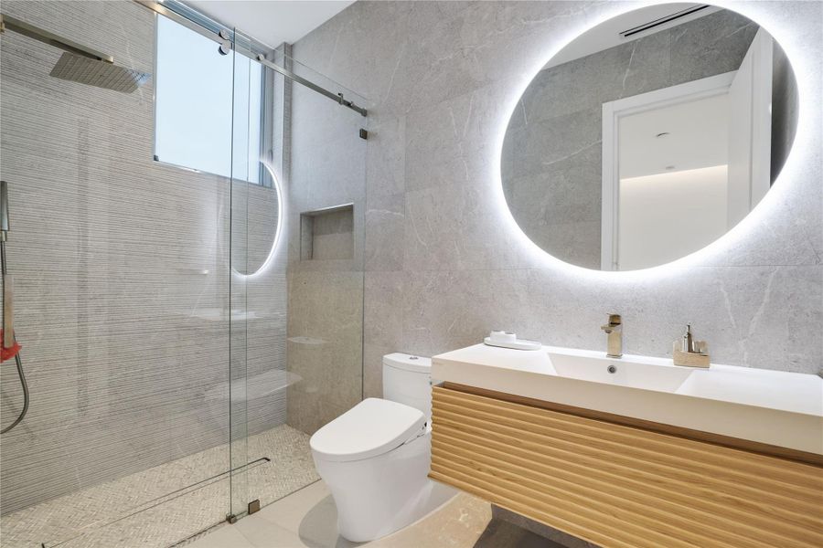 Furnished interior view inside a new home in , Parkland (Image 9).