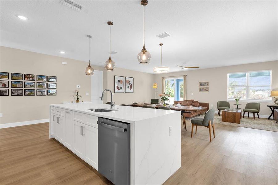 Furnished interior view inside a new home in , Winter Haven (Image 25).