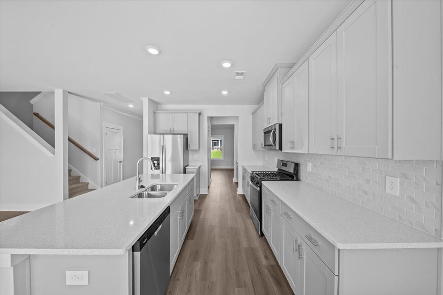 Furnished interior view inside a new home in Reserve at Arden Woods, Greenville (Image 4).