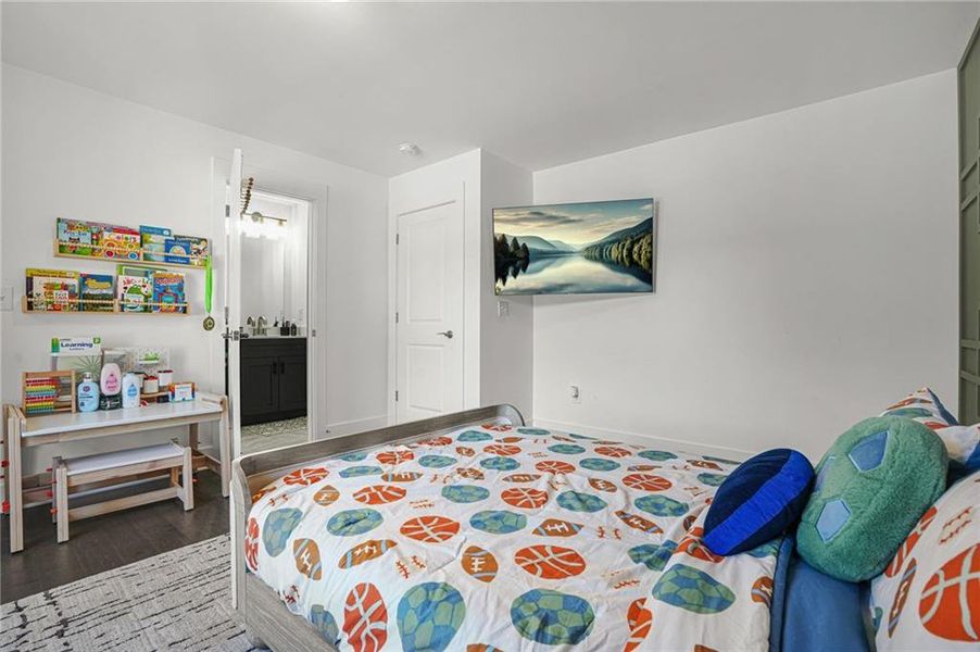 Furnished interior view inside a new home in , Fairburn (Image 16).