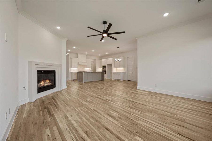 Spacious, unfurnished interior of a new home in LeTara, Haslet (Image 33).