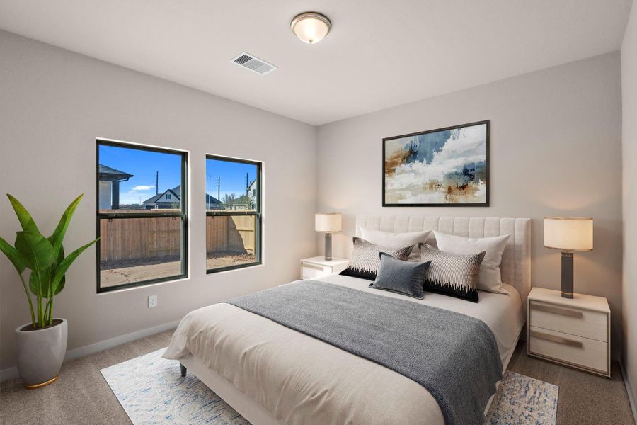 Furnished interior view inside a new home in Arabella on the Prairie 60', Richmond (Image 6).