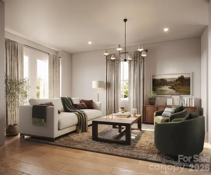 Furnished interior view inside a new home in , Granite Quarry (Image 4).