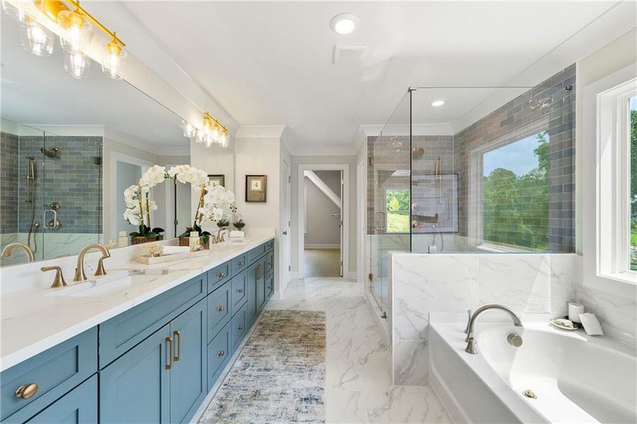 Furnished interior view inside a new home in Sterlington, Canton (Image 36).