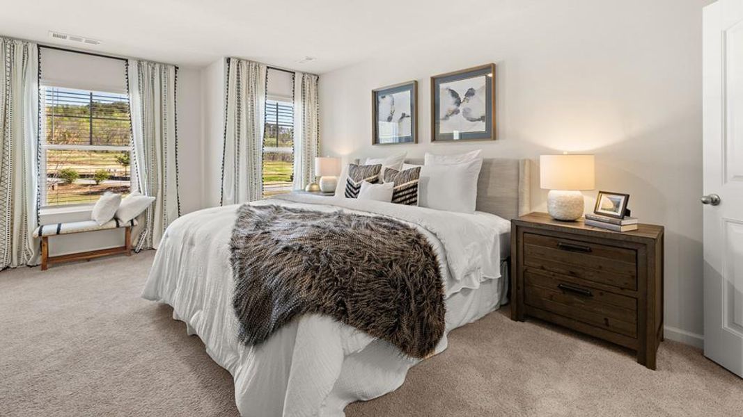 Furnished interior view inside a new home in Hughes Court, Dawsonville (Image 29).