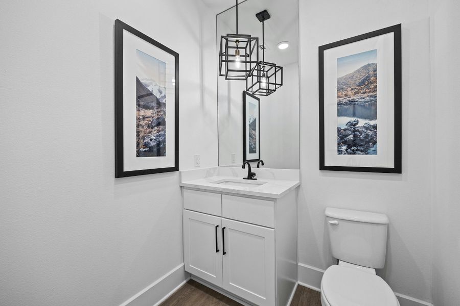 Furnished interior view inside a new home in Brookewater, Rosenberg (Image 17).