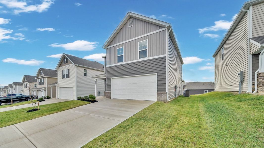 Exterior details and patio area of a home in Johnson Farms, Greeneville (Image 3). Exterior details and patio area of a home in Johnson Farms, Greeneville (Image 3).