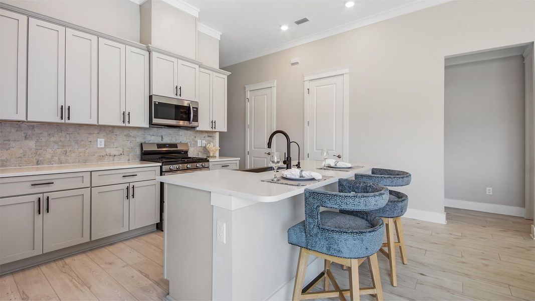 Furnished interior view inside a new home in Breakfast Point East Phase I, Panama City Beach (Image 11).