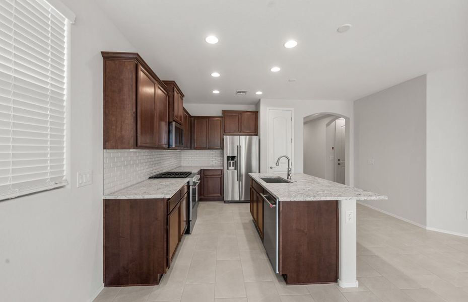 Furnished interior view inside a new home in Sun City Festival, Buckeye (Image 10).