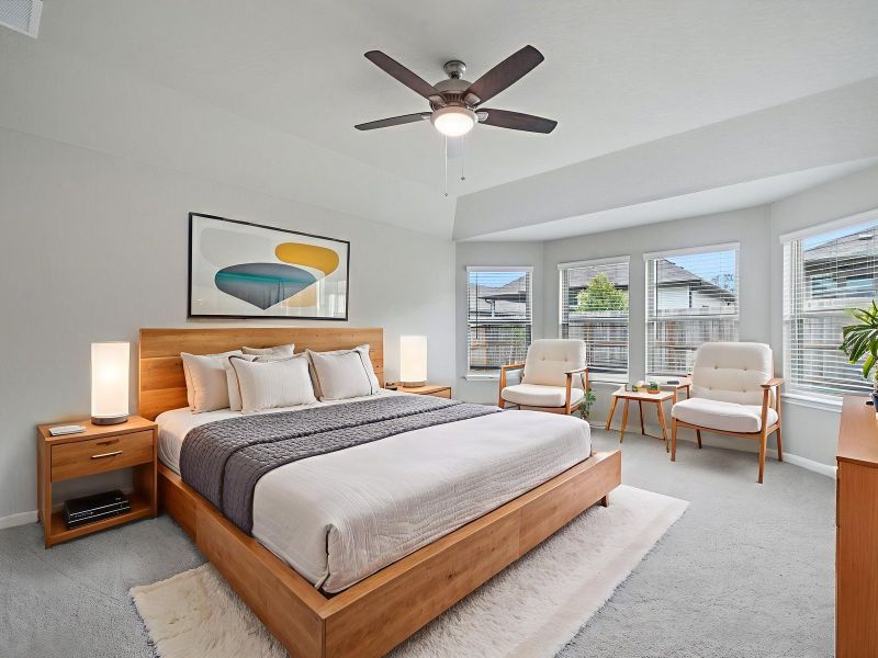 Furnished interior view inside a new home in Comanche Ridge, San Antonio (Image 5).