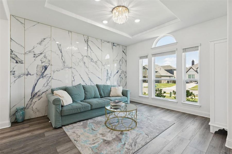 Furnished interior view inside a new home in , McKinney (Image 13). Furnished interior view inside a new home in , McKinney (Image 13).