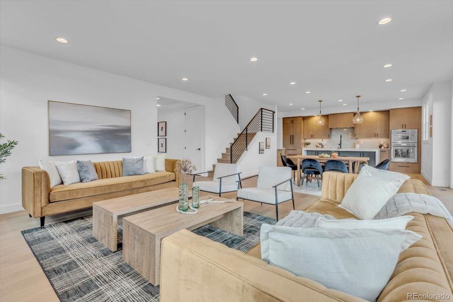 Furnished interior view inside a new home in , Louisville (Image 9).