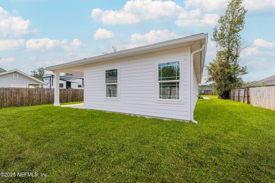 Exterior details and patio area of a home in , Keystone Heights (Image 18). Exterior details and patio area of a home in , Keystone Heights (Image 18).