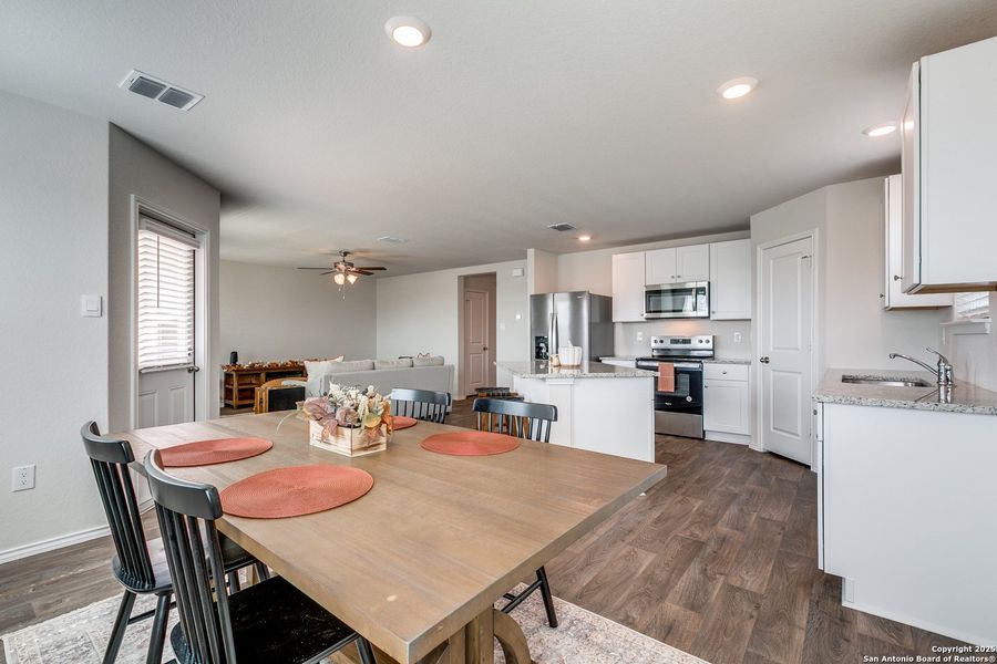 Furnished interior view inside a new home in Laurel Vistas, San Antonio (Image 3).