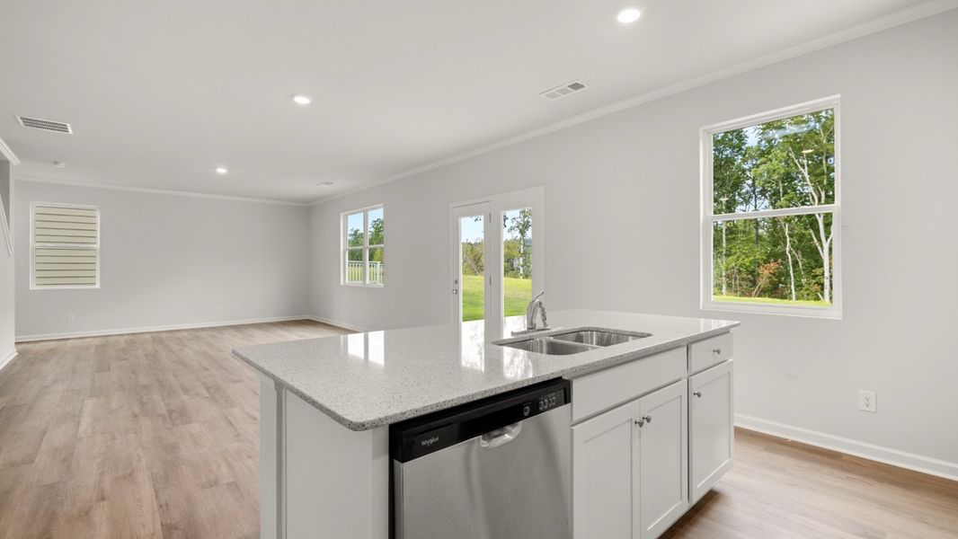 Representative furnished interior of a home built from the Galen by D.R. Horton in South Wind, South Fulton (Image 6).