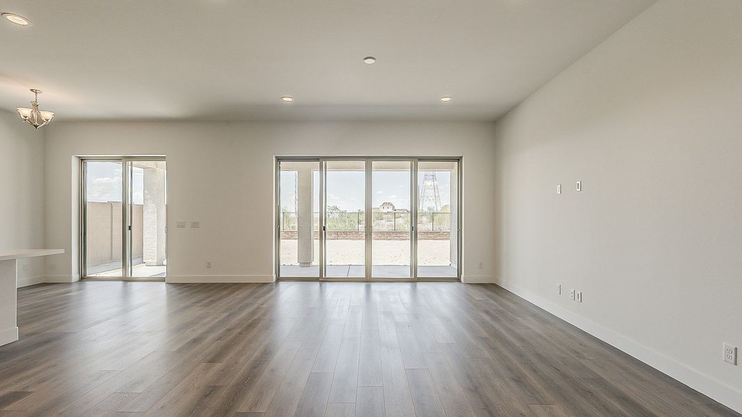 Furnished interior view inside a new home in Hacienda at Estrella, Goodyear (Image 13).