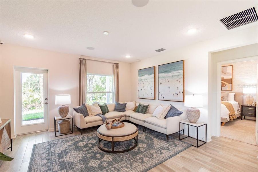 Furnished interior view inside a new home in The Hammocks at West Port, Port Charlotte (Image 4).