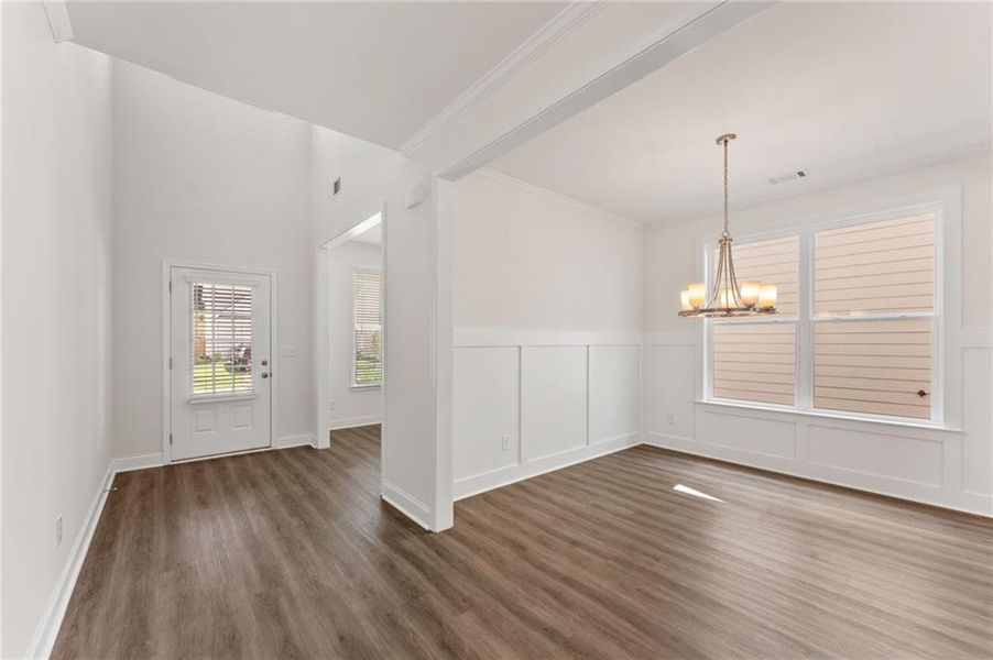 Spacious, unfurnished interior of a new home in Clark Farms, Flowery Branch (Image 27).