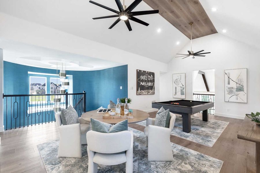 Representative Game Room - some options shown