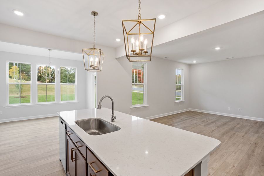 Furnished interior view inside a new home in Renaissance at White Oak, Garner (Image 9).