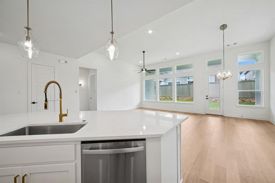 Furnished interior view inside a new home in Pecan Square - Gardens, Northlake (Image 13).