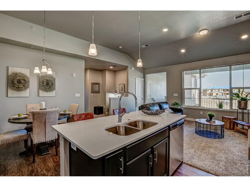 Furnished interior view inside a new home in , Longmont (Image 23).