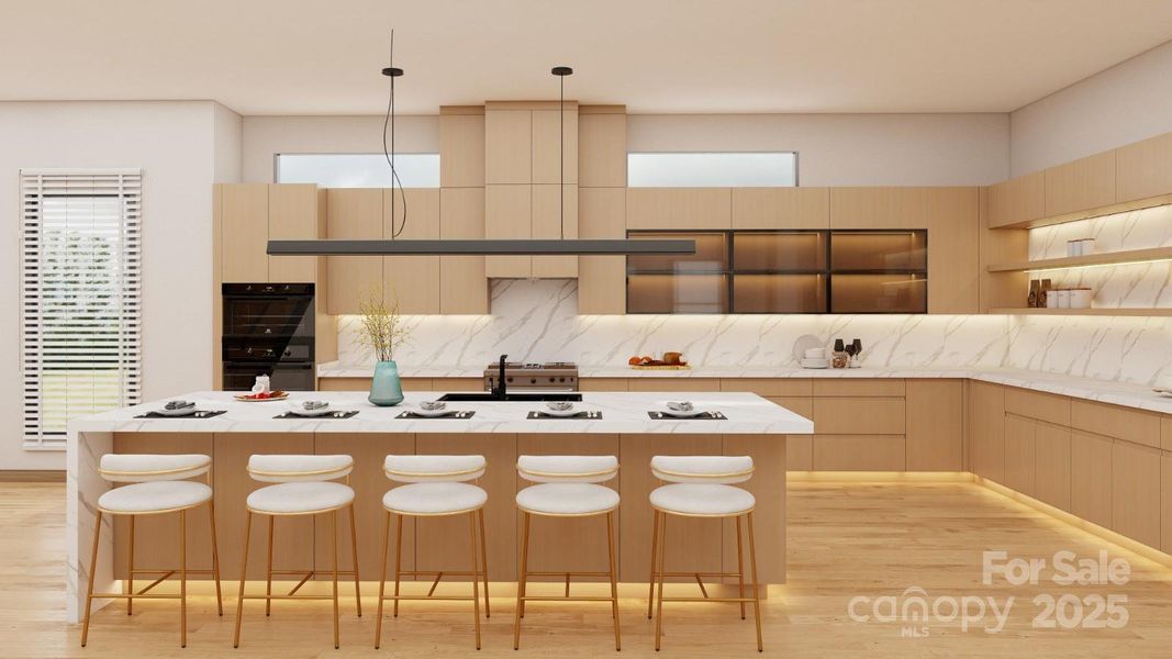 Furnished interior view inside a new home in , Charlotte (Image 6).