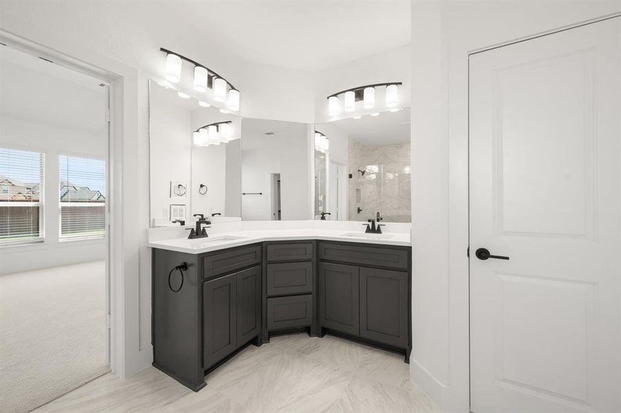 Furnished interior view inside a new home in Shady Valley Estates, Midlothian (Image 12).