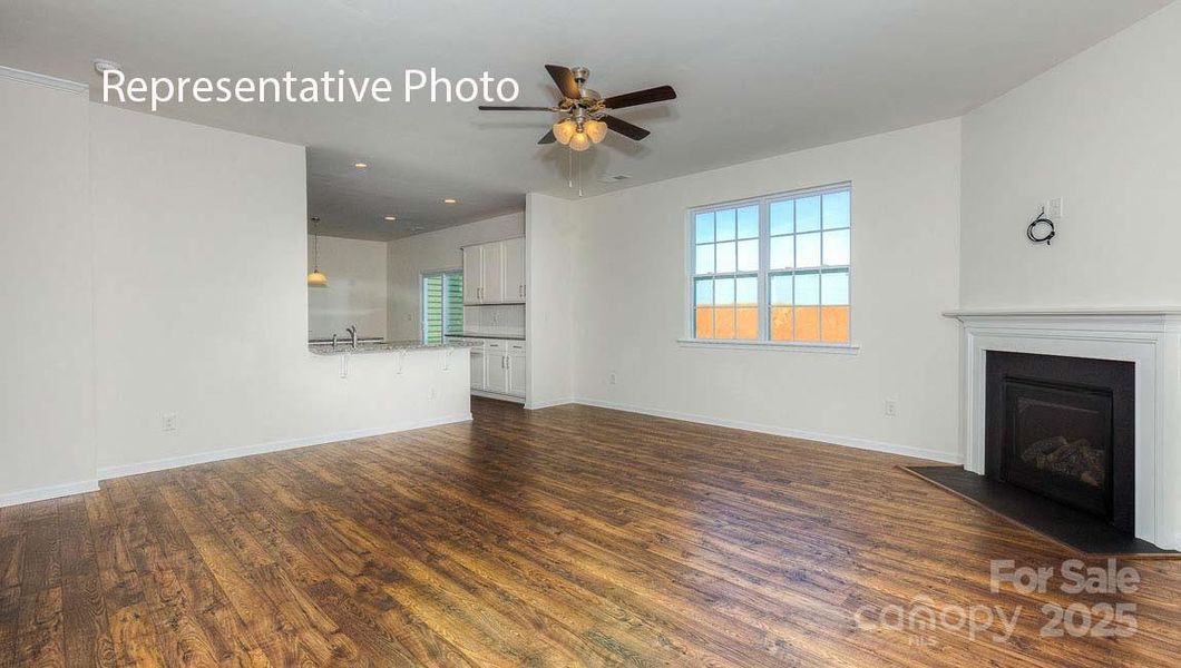 Spacious, unfurnished interior of a new home in Secrest Commons, Monroe (Image 30).